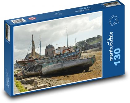 Vrak lodi - puzzle 130 dílků