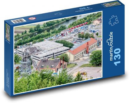 Těžní věž - puzzle 130 dílků