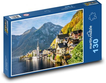 Hallstatt jezero - puzzle 130 dílků