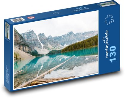 Bannf Mountains - Canada - Puzzle 130 pieces, size 28.7x20 cm 