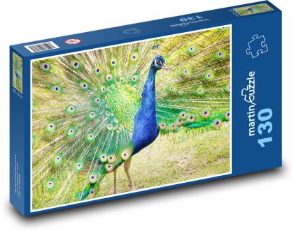 Pfau. - Puzzle - 130 Teile