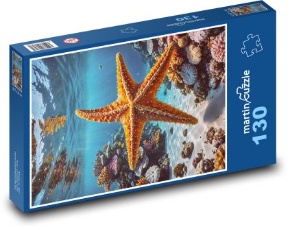 Seestern im Meer - Puzzle - 130 Teile