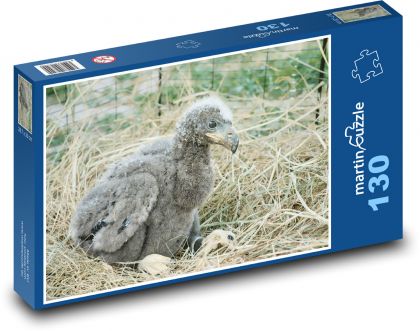 Bald eagle - chick - Puzzle 130 pieces, size 28.7x20 cm 