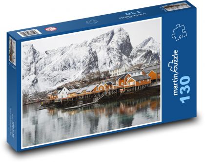 Lofoty - Nórsko - Puzzle 130 dielikov, rozmer 28,7x20 cm 