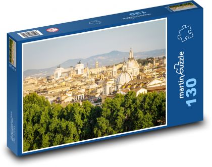 Rzym - Włochy - Puzzle 130 elementów, rozmiar 28,7x20 cm