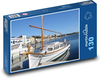 A ship - Puzzle 130 pieces, size 28.7x20 cm 