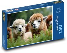 Ein Alpaka Puzzle 130 Teile - 28,7x20 cm