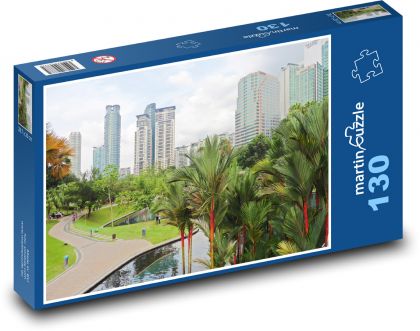 Kuala Lumpur - Malajzia - Puzzle 130 dielikov, rozmer 28,7x20 cm 