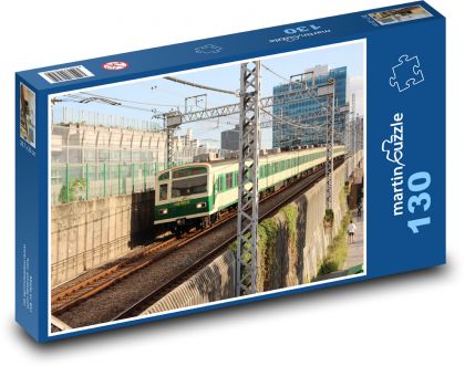 Pociąg do Republiki Korei - Puzzle 130 elementów, rozmiar 28,7x20 cm