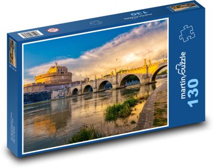 Rom - Engelsbrücke - Puzzle - 130 Teile