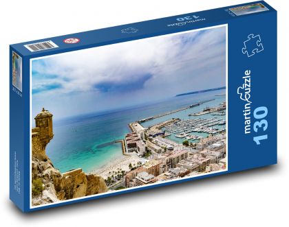Alicante - Spain - Puzzle 130 pieces, size 28.7x20 cm 