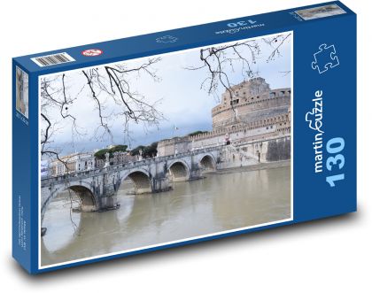 Church of Sant ´Angelo Rome - Italy - Puzzle 130 pieces, size 28.7x20 cm 