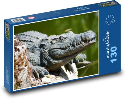 Krokodíl - Puzzle 130 dielikov, rozmer 28,7x20 cm 