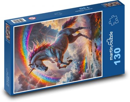 Unicorn - Puzzle 130 pieces, size 28.7x20 cm 