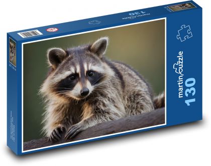 Szop pracz - Puzzle 130 elementów, rozmiar 28,7x20 cm