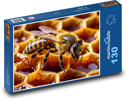 Včela - Puzzle 130 dielikov, rozmer 28,7x20 cm 