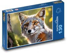 Fox Puzzle 130 pieces - 28.7 x 20 cm 