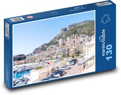 Monako - Puzzle 130 elementów, rozmiar 28,7x20 cm
