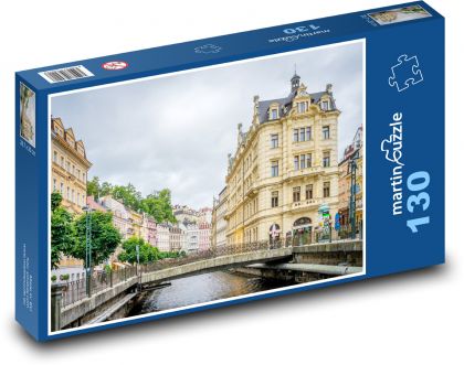 Most - řeka - puzzle 130 dílků