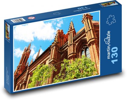 Lithuania - Church - Puzzle 130 pieces, size 28.7x20 cm 