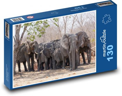 Elefanten - Puzzle - 130 Teile