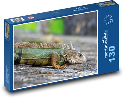 Geckos - Puzzle 130 pieces, size 28.7x20 cm 