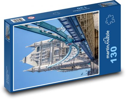 Londyn - Tower Bridge - Puzzle 130 elementów, rozmiar 28,7x20 cm