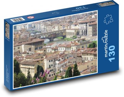 Florence - Italy - Puzzle 130 pieces, size 28.7x20 cm 