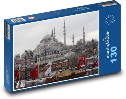 Cami - Istambuł - Puzzle 130 elementów, rozmiar 28,7x20 cm
