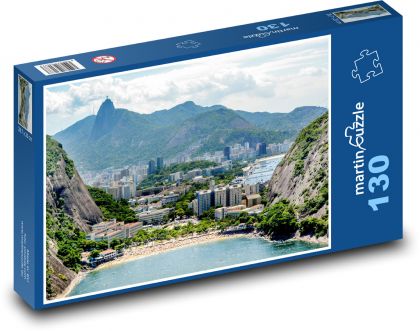 Brazília - pláž - Puzzle 130 dielikov, rozmer 28,7x20 cm 