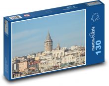 Galata - Stambuł, Turcja Puzzle 130 elementów - 28,7x20 cm