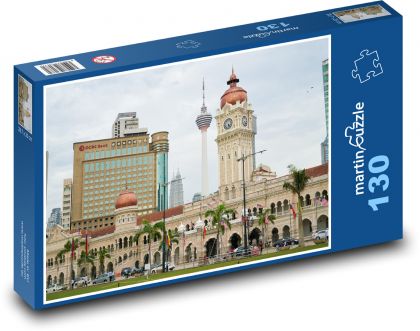 Kuala Lumpur - Malezja - Puzzle 130 elementów, rozmiar 28,7x20 cm