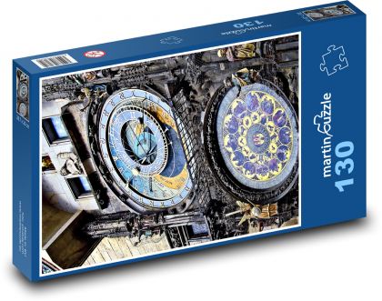 Orloj - Praha - Puzzle 130 dielikov, rozmer 28,7x20 cm 