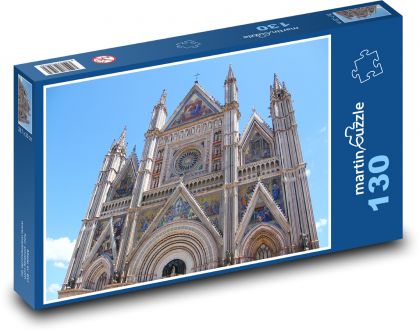 Orvierto - Itálie - Puzzle 130 dílků, rozměr 28,7x20 cm