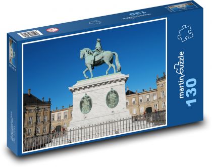 Kodaň - Dánsko - Puzzle 130 dielikov, rozmer 28,7x20 cm 
