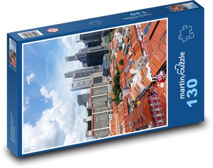 Singapur Chinatown - Puzzle 130 elementów, rozmiar 28,7x20 cm