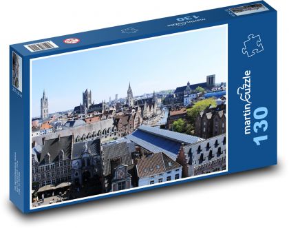 Belgicko - Gent - Puzzle 130 dielikov, rozmer 28,7x20 cm 