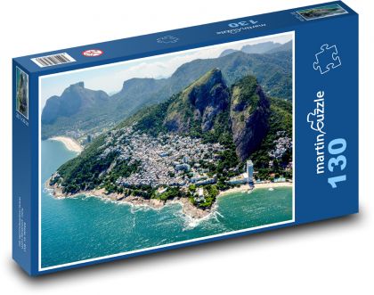 Brazylia - Rio - Puzzle 130 elementów, rozmiar 28,7x20 cm