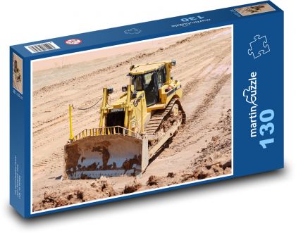 Baustelle - Planierraupe - Puzzle - 130 Teile