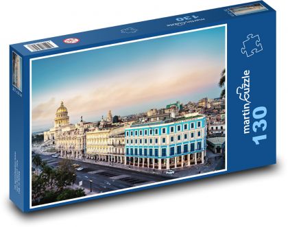 Havana - Kuba - Puzzle 130 dielikov, rozmer 28,7x20 cm 