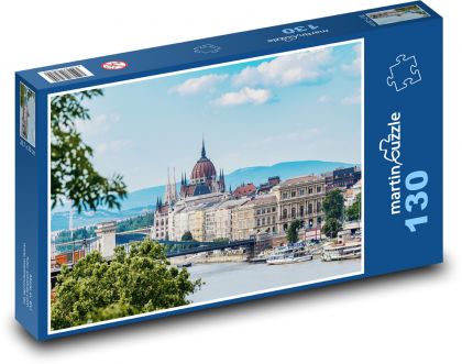 Budapešť - Maďarsko - Puzzle 130 dílků, rozměr 28,7x20 cm
