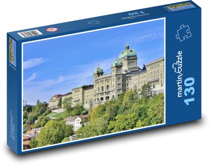 Bundeshaus - Nemecko - Puzzle 130 dielikov, rozmer 28,7x20 cm 