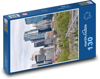 Calgary River - Puzzle 130 elementów, rozmiar 28,7x20 cm