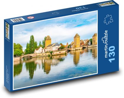 Most - Francúzsko - Puzzle 130 dielikov, rozmer 28,7x20 cm 