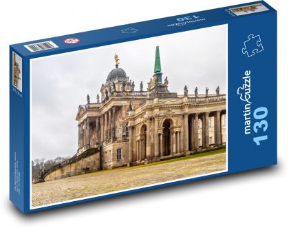 A new palace in Potsdam, Germany - Puzzle 130 pieces, size 28.7x20 cm 
