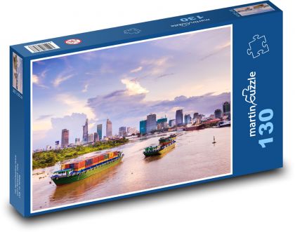 Ho or min - Wietnam - Puzzle 130 elementów, rozmiar 28,7x20 cm