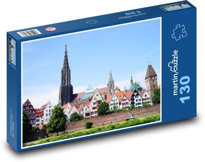 Ulm - Nemecko - Puzzle 130 dielikov, rozmer 28,7x20 cm 