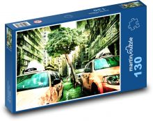 New York - taxi Puzzle 130 - 28,7x20 cm