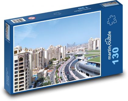 Dubaj - Spojené arabské emiráty - Puzzle 130 dielikov, rozmer 28,7x20 cm 