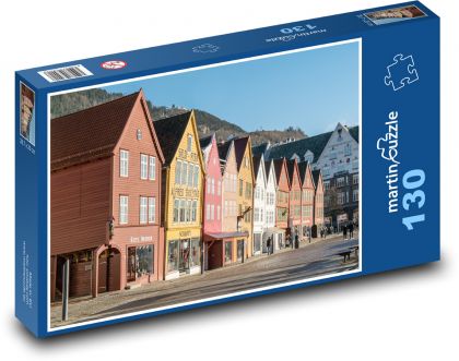 Bergen - Norsko - puzzle 130 dílků